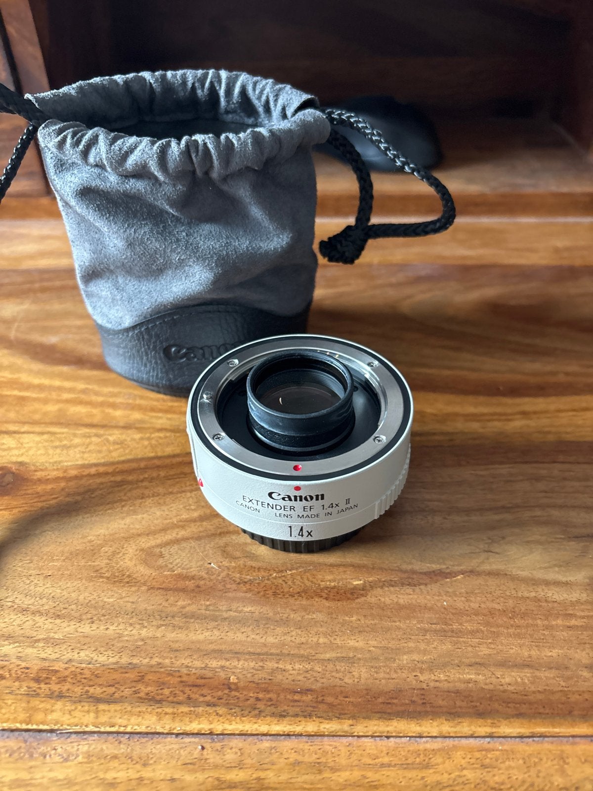 Canon Extender EF 1.4x II - Teleconverter, Canon, Ophalen of Verzenden, Zo goed als nieuw, Lensdoppen