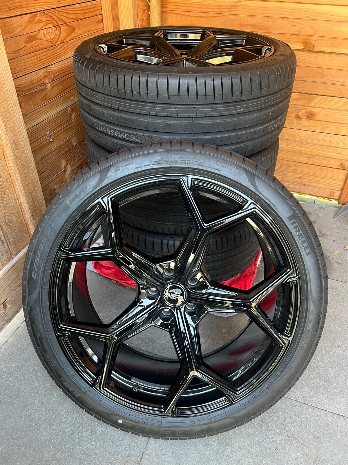 Antera 22Inch velgen met nieuwe Pirelli P zero banden, 275 mm, Banden en Velgen, Nieuw, Overige maten