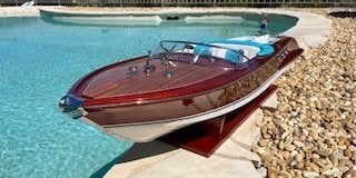 RIVA Aquarama 120 cm lang. Schaal 1:6.5., Hobby en Vrije tijd, Ophalen of Verzenden, Zo goed als nieuw, Groter dan 1:32, Overige merken