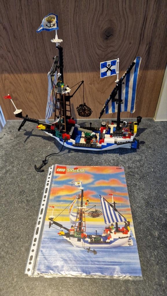 Vintage LEGO Armada Flagship (6280) 100% Compleet, Ophalen of Verzenden, Gebruikt, Complete set, Lego