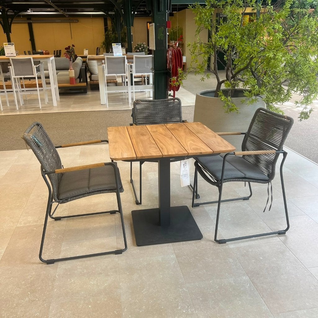 Virenze-Kali Tuinset | Showroommodel, Ophalen, Gebruikt, 3 zitplaatsen, Teakhout