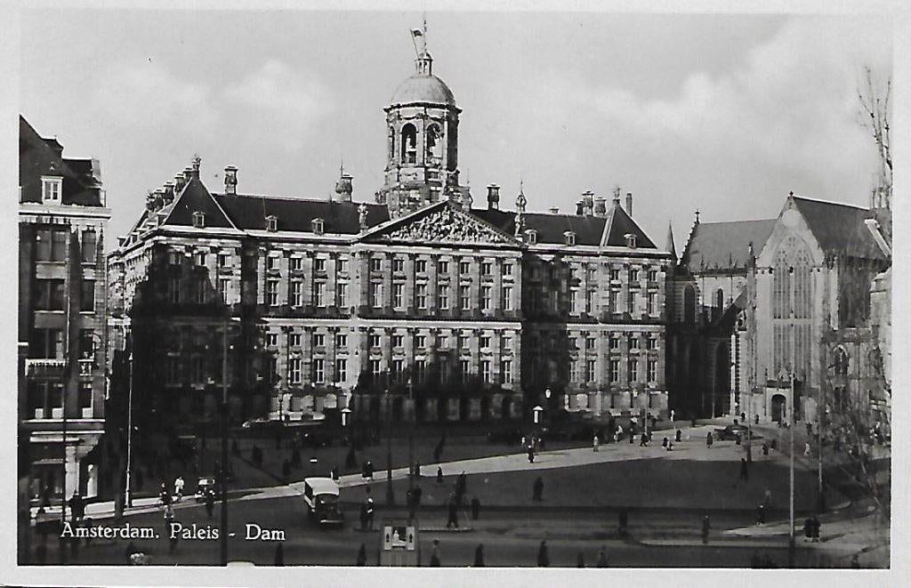 Amsterdam- -Paleis., Verzenden, 1940 tot 1960, Ongelopen, Noord-Holland