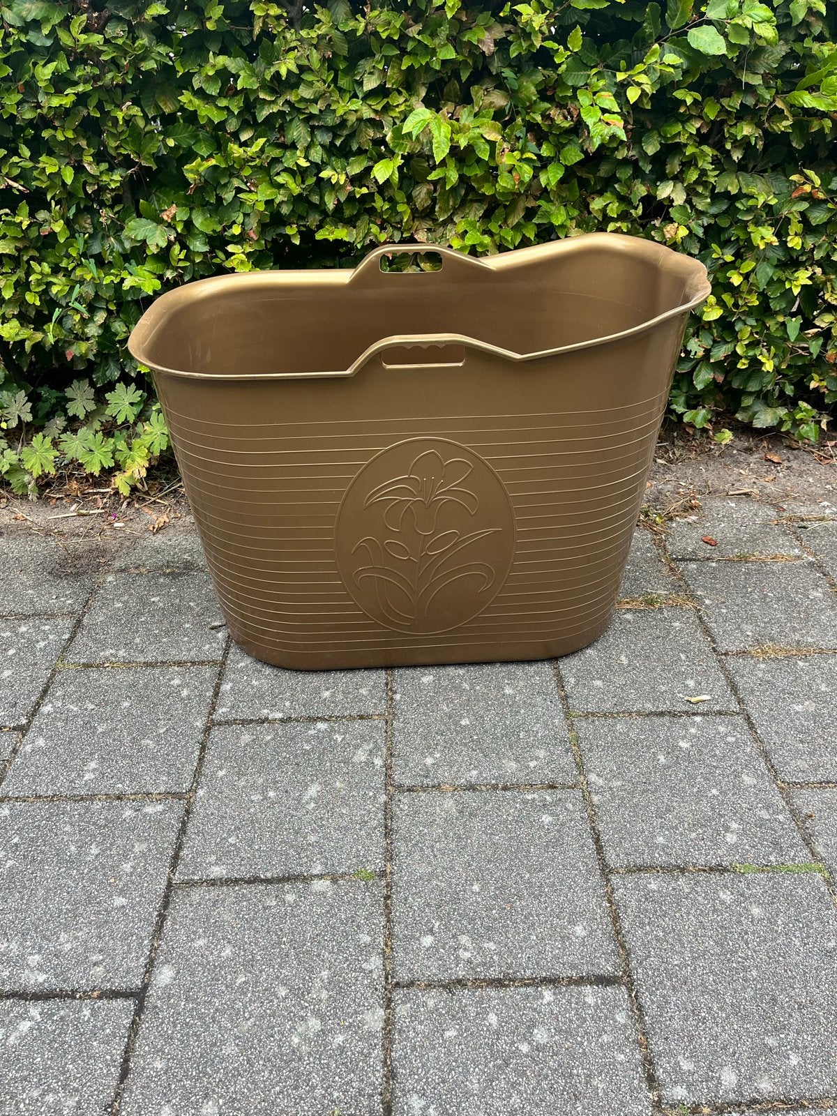 Gouden zitbad - stop en slang ontbreken, Gebruikt, Badje, Standaard, Ophalen