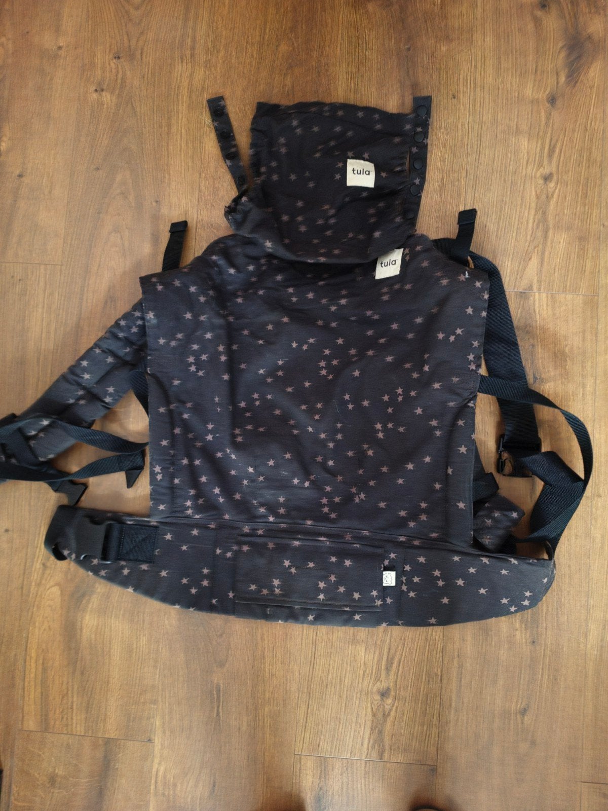 Tula Draagzak met Sterrenpatroon - Comfortabel en Stijlvol, Overige merken, Buik of Rug, Ophalen of Verzenden, Zo goed als nieuw