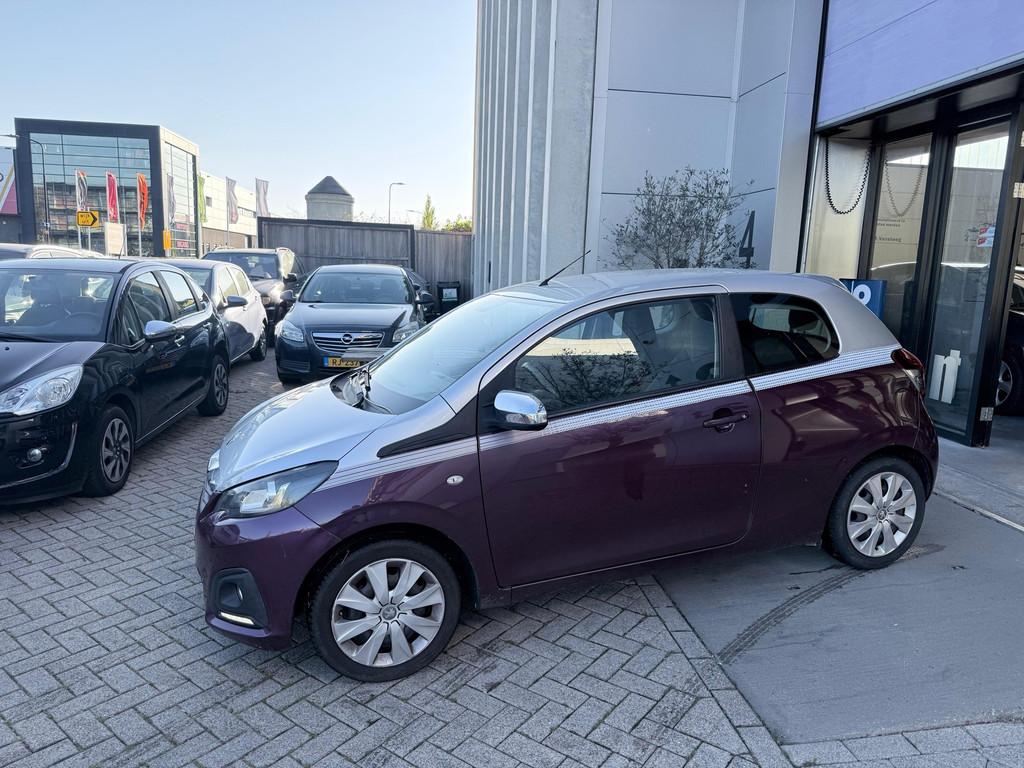 Peugeot 108 1.2 Allure TWO-TONE! LEUKE AUTO! INRUIL MOGELIJK, Auto's, Peugeot, Bedrijf, Te koop, ABS, Airbags, Bluetooth, Boordcomputer