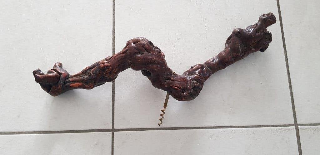 Kurkentrekker wijnrankhout 54 cm, Ophalen of Verzenden, Zo goed als nieuw