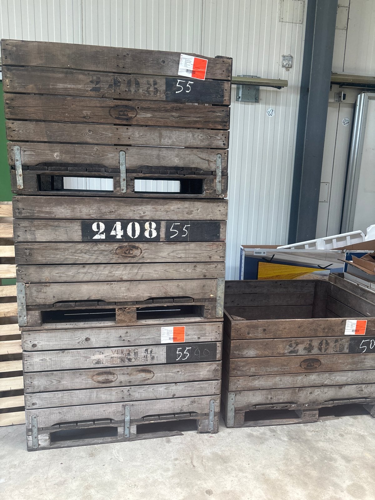 Robuuste houten kisten/kratten voor opslag of decoratie, Ophalen, Gebruikt, 100 cm of meer, 60 cm of meer