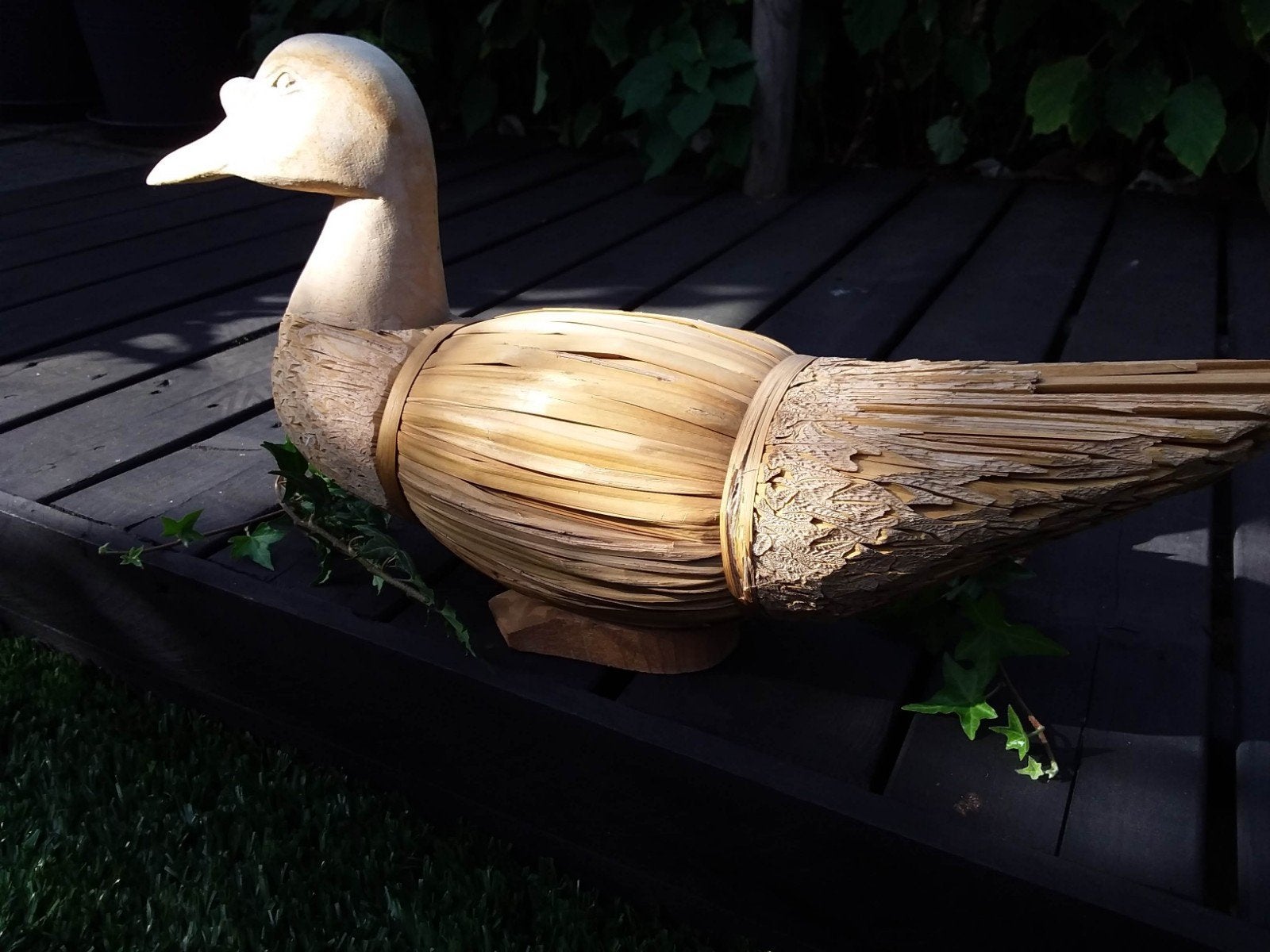 Houten eend., Ophalen of Verzenden
