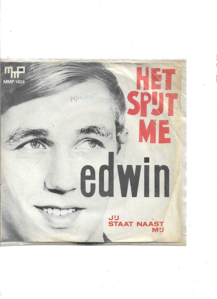 Single Edwin Rutten - Het spijt me, Ophalen of Verzenden, Gebruikt, 7 inch, Nederlandstalig