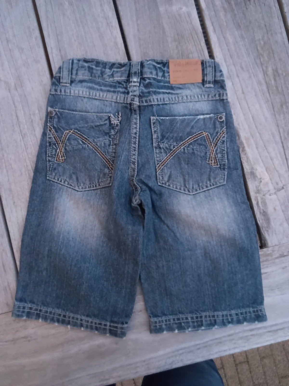 Stoere spijkerbroek korte broek maat 110, Ophalen of Verzenden, Gebruikt, Palomino, Jongen