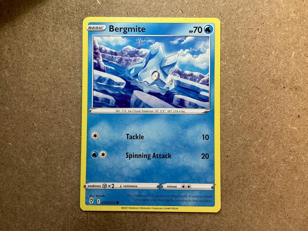 1x Bergmite [EVS 044/203] (Excellent), Ophalen of Verzenden, Zo goed als nieuw, Losse kaart