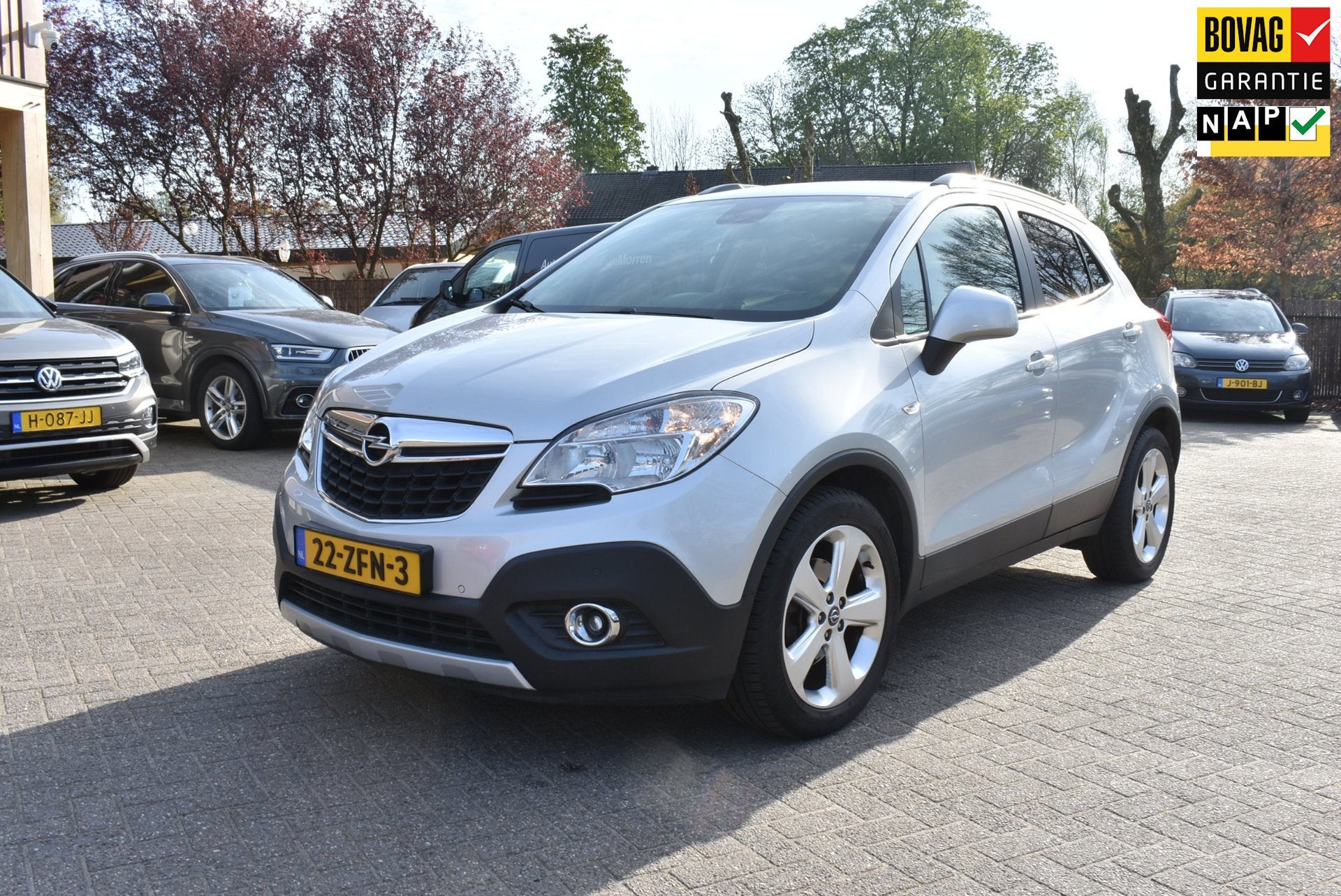 Opel Mokka 1.4 T Cosmo 4x4, Auto's, Euro 5, Gebruikt, Zwart, 4 cilinders