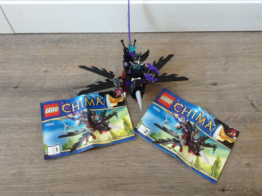 LEGO Chima 70000 Razcal's Glider, Gebruikt, Overige thema's, Lego, Inclusief instructies