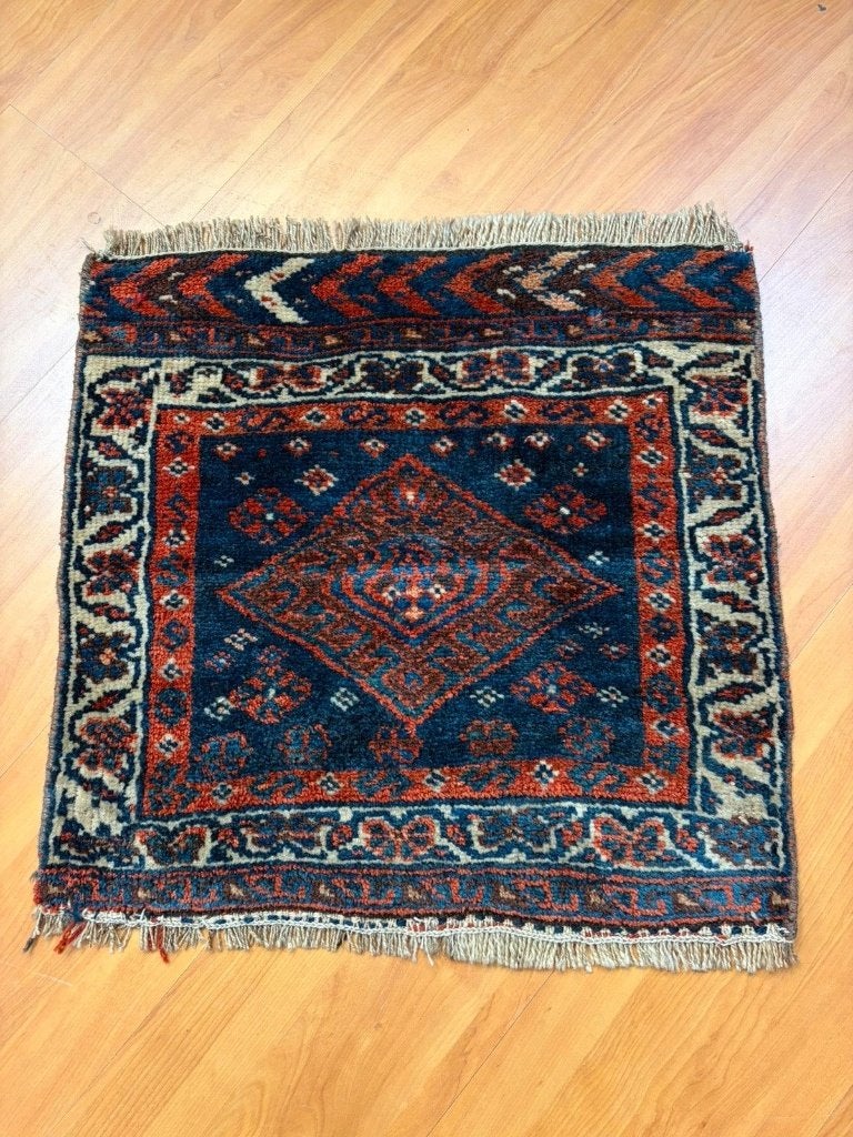 Handgemaakt Oosters tapijtje 53/54cm, Ophalen of Verzenden