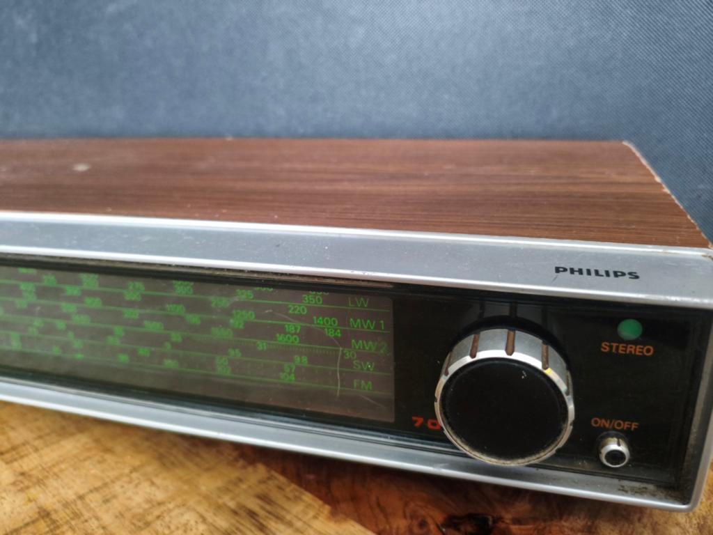Philips 22RH901/00Z Vintage Radio Tuner Receiver, Ophalen of Verzenden, Gebruikt, Radio