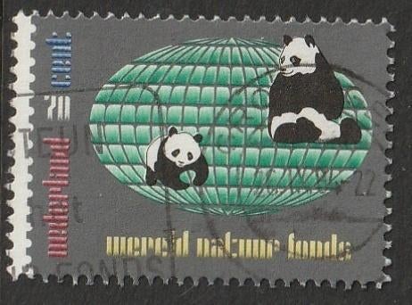 Nederland 1984 1314 Wereldnatuurfonds Panda, Gest, Postzegels en Munten, Postzegels | Nederland, Verzenden, Na 1940, Gestempeld