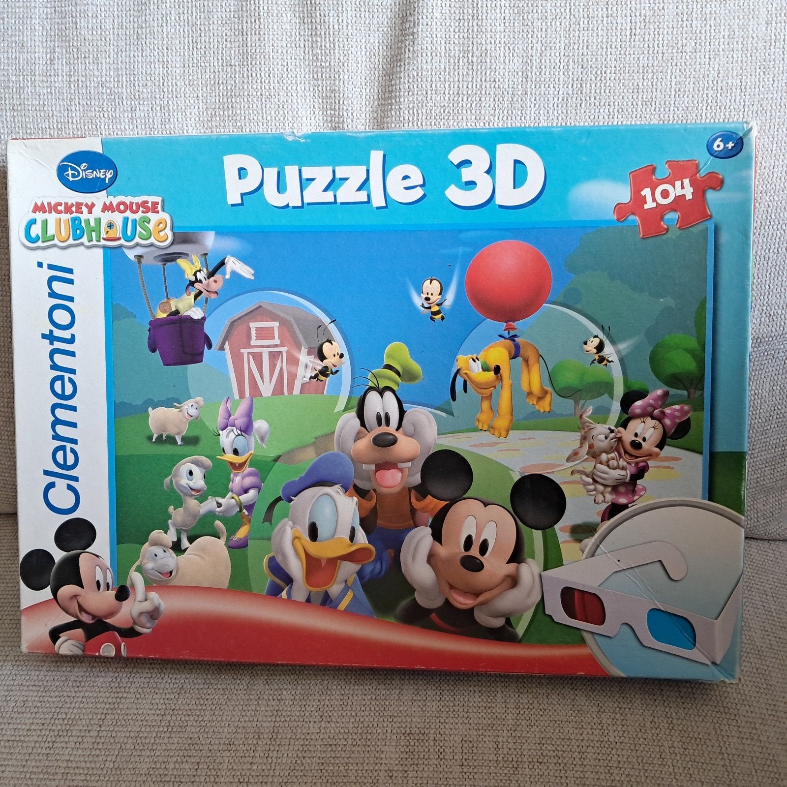 Puzzel Mickey mouse, Ophalen of Verzenden, Meer dan 50 stukjes, Gebruikt, 6 jaar of ouder