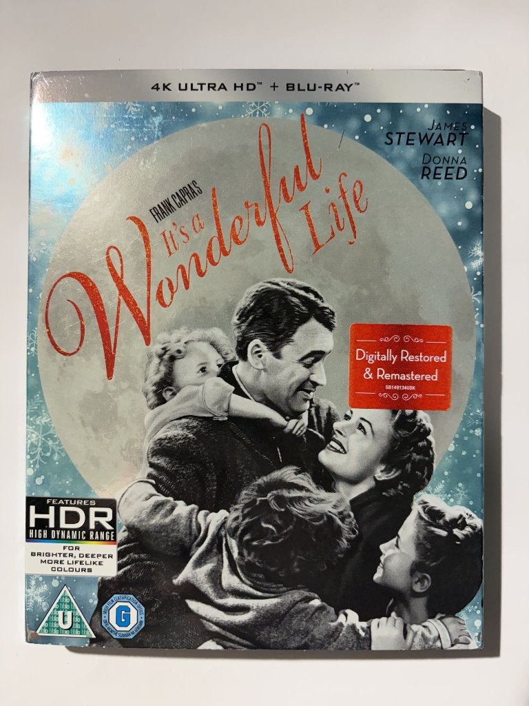 It's a Wonderful Life (1946) Frank Capra 4K Ultra HD UHD, Ophalen, Zo goed als nieuw, Drama