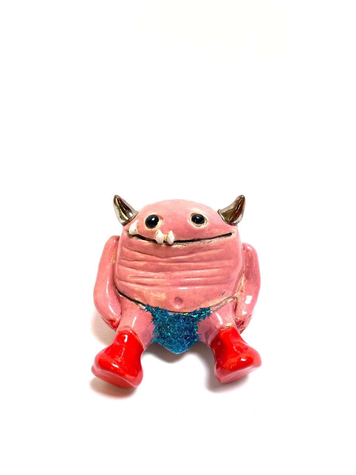 Monstertje, Antiek en Kunst, Kunst | Designobjecten, Meerkleurig, Beeld, Ophalen of Verzenden, Van de kunstenaar zelf
