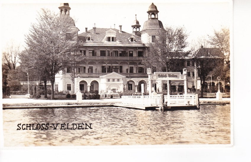 Schloss Velden aan de Wörthersee. 14-09, Ophalen of Verzenden, 1940 tot 1960, Gelopen, Oostenrijk
