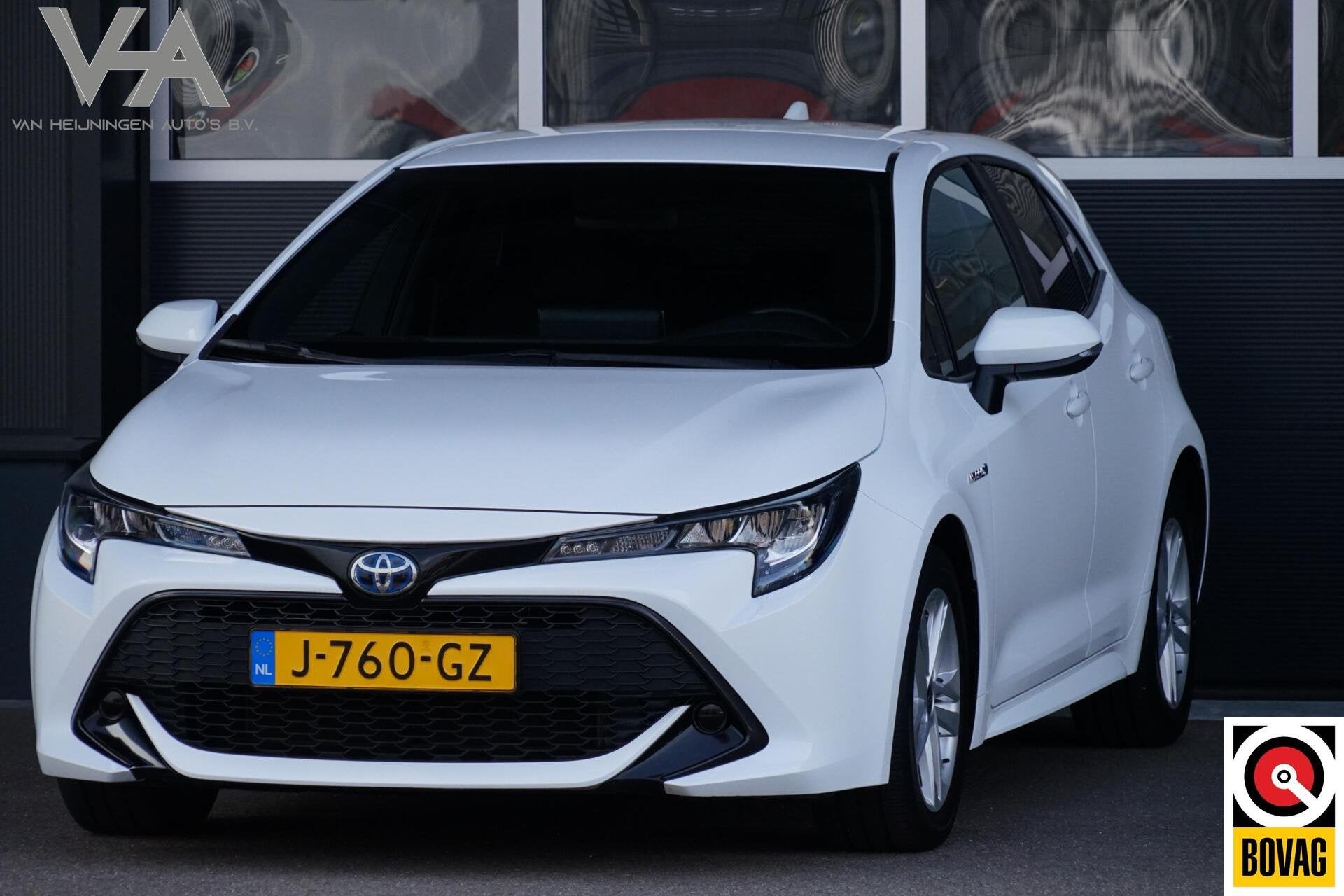 Toyota Corolla 1.8 Hybrid Business NL aut. CarPlay, cam. LED, Auto's, Dealer onderhouden, 450 kg, Gebruikt, 4 cilinders