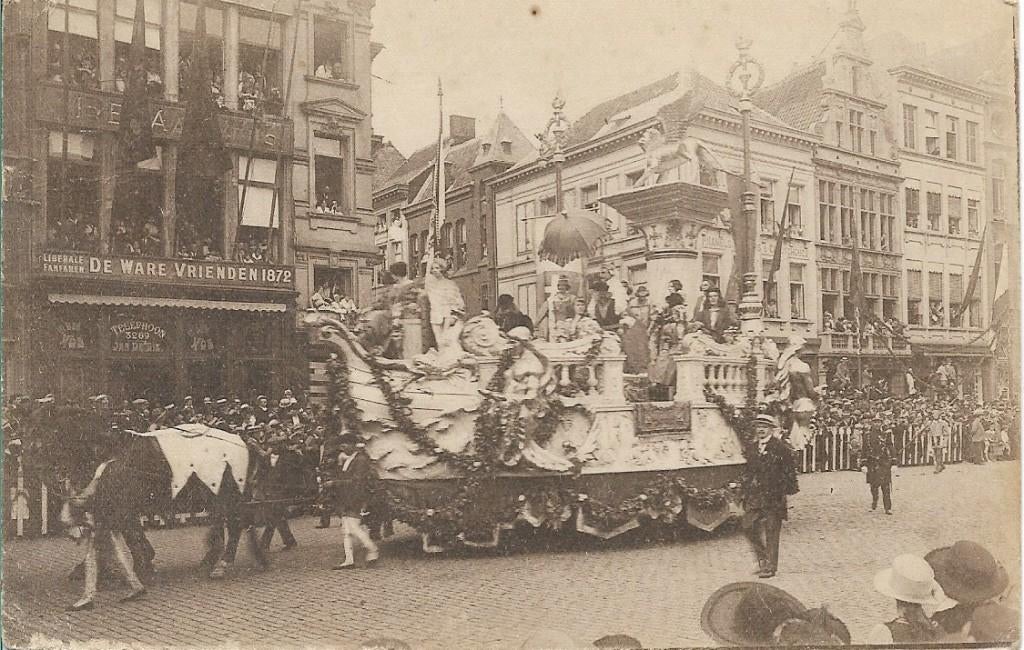 Antwerpen 1923 Juweelenstoet  Venetie, Verzenden, 1920 tot 1940, Gelopen, Antwerpen