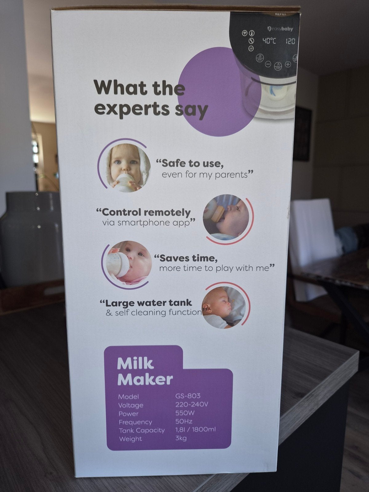 Easybaby Milk Maker - Zeer goed onderhouden, Automatisch, Ophalen of Verzenden, Zo goed als nieuw, Flessenmaker