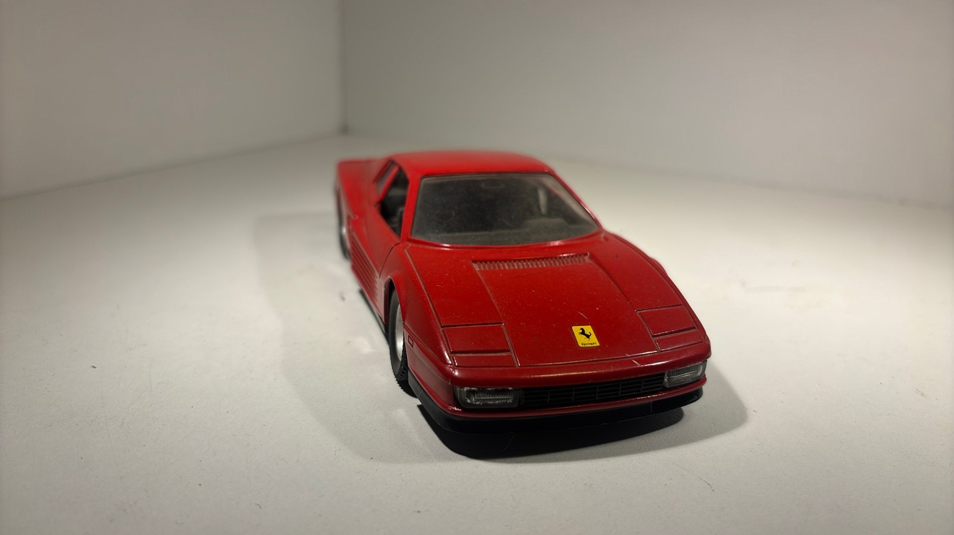 Ferrari testarossa red polistil 1.24, Overige merken, Ophalen of Verzenden, A, A