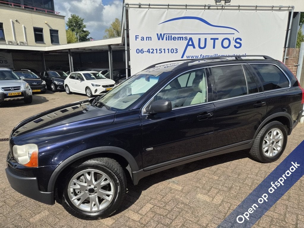 Volvo XC90 4.4 V8 Ocean Race 7 persoons Automaat Nap NL auto, Auto's, Gebruikt, Blauw, Bedrijf, 2250 kg