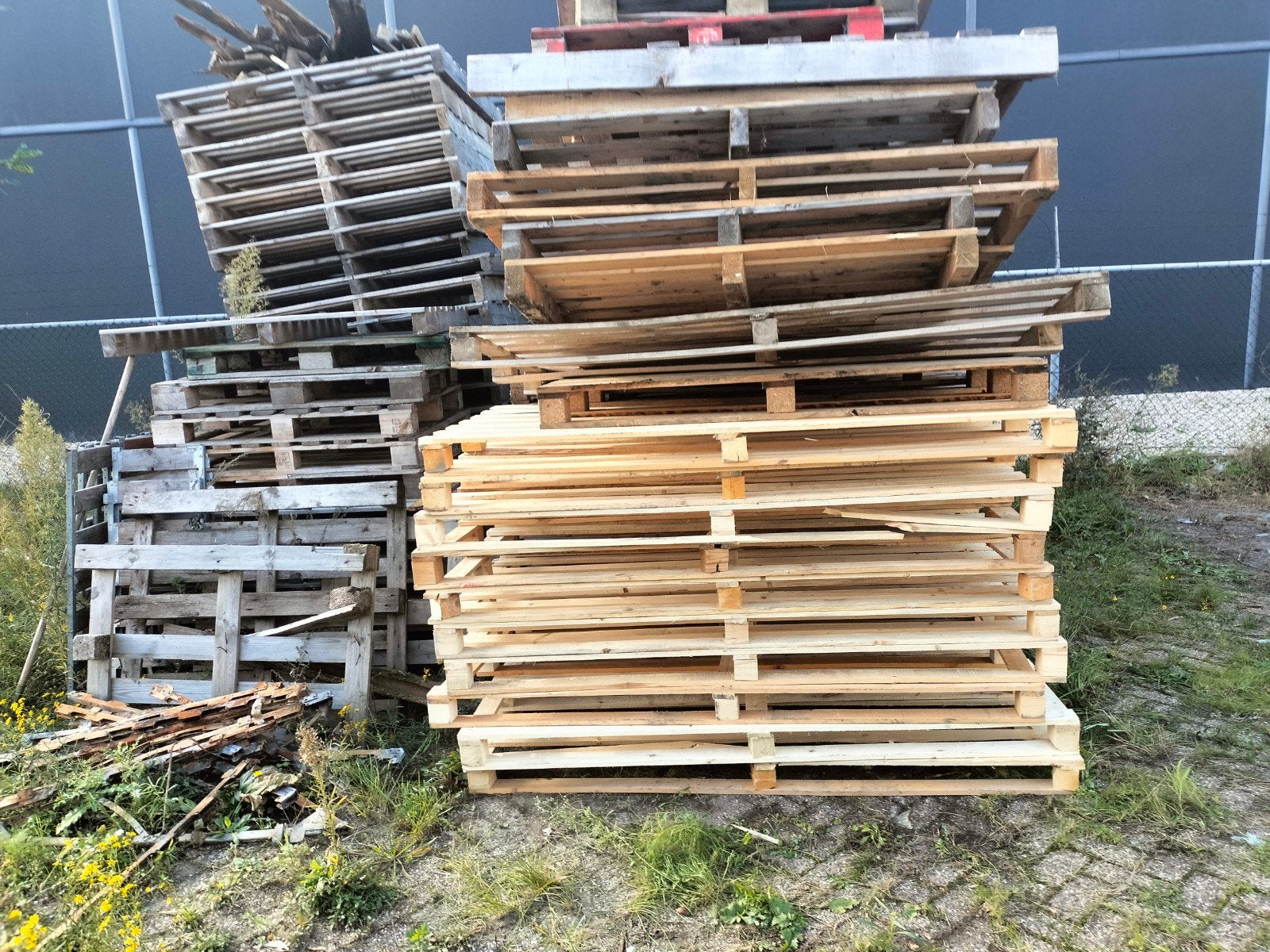 Openhaardhout van pallets - 10m2, Gebruikt, Ophalen of Verzenden, 50 mm of meer, Pallet