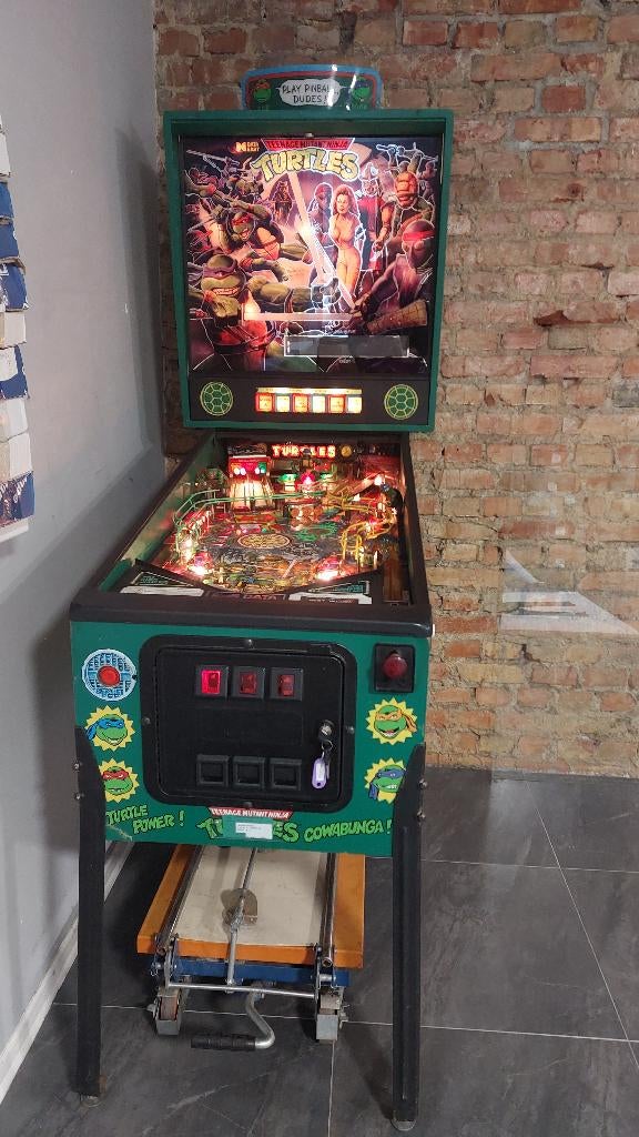 Flipperkast Teenage Mutant Ninja Turtles, Ophalen, Gebruikt, Elektronisch, Data East