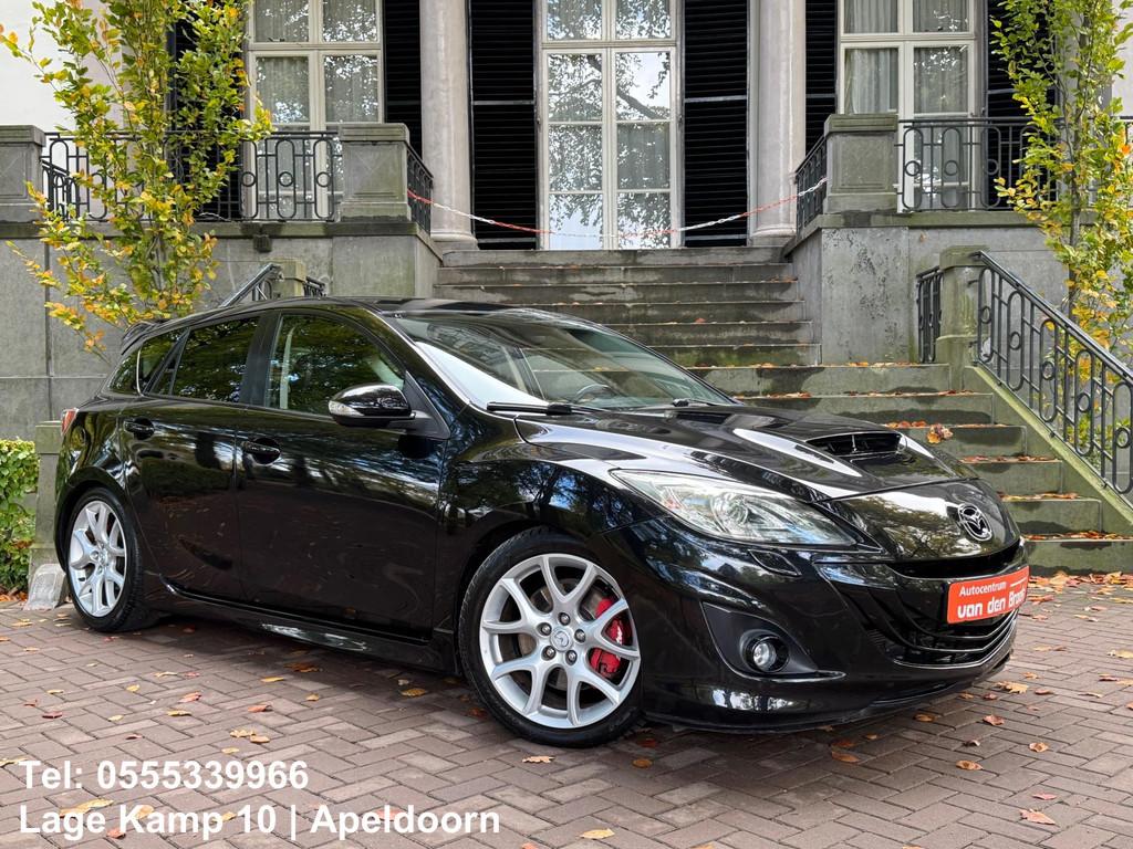 Mazda 3 2.3 DiSi Turbo MPS 260Pk Xenon Navi Climate Cruise C, Auto's, Voorwielaandrijving, Gebruikt, 4 cilinders, Leder en Stof