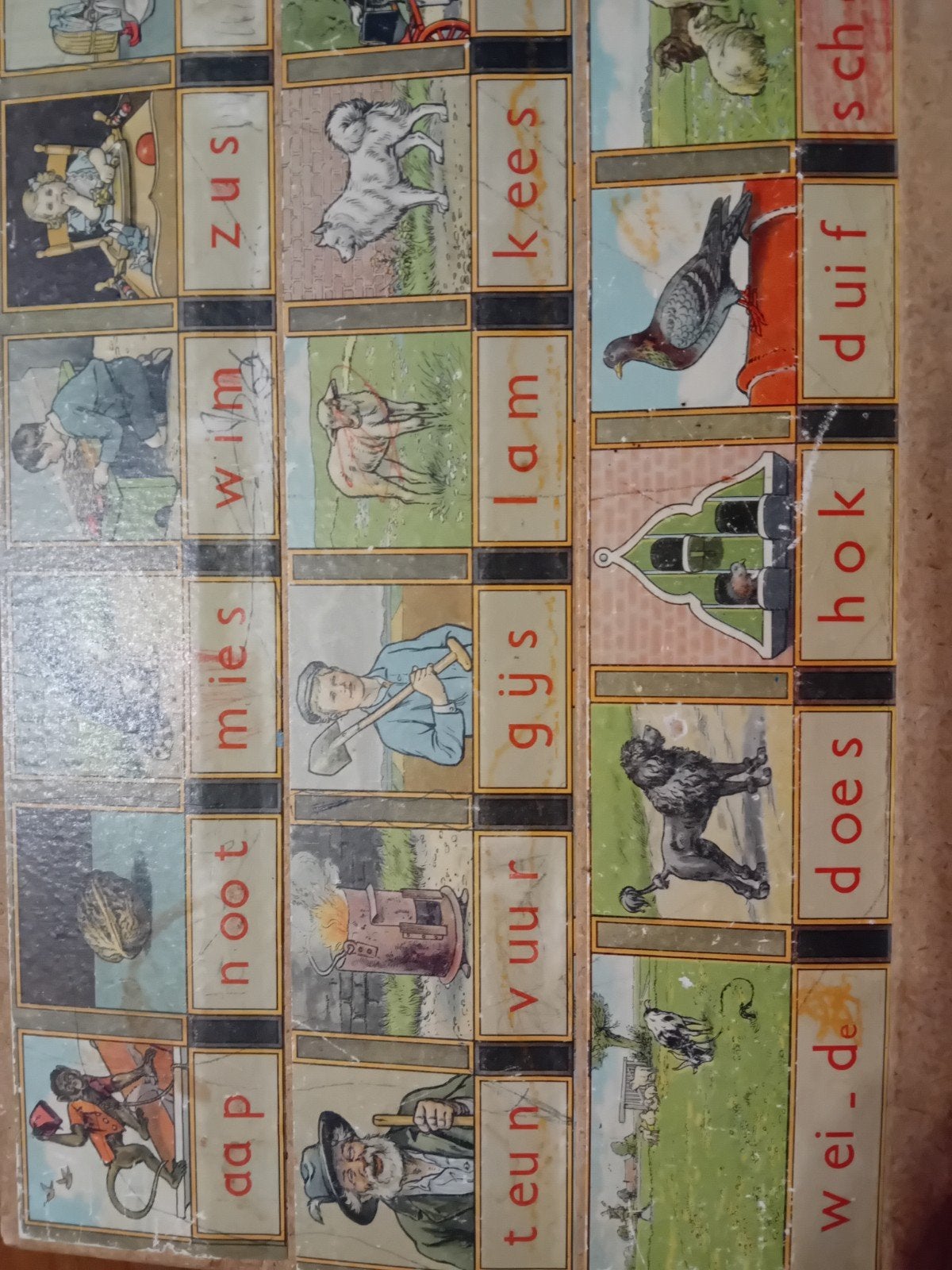 Vintage leesplankje Hoogeveen (1948-1962) - Hardboard, Ophalen of Verzenden, Gebruikt