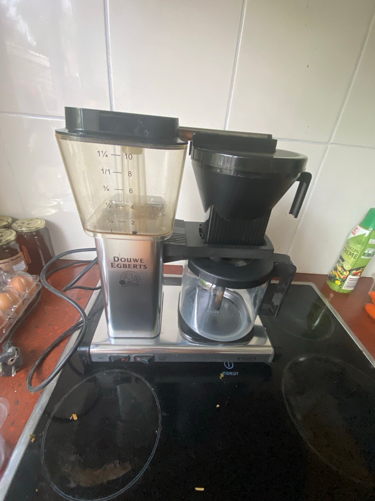 Douwe Egberts technivorm Koffiemachine, Gebruikt, Koffiemachine, Gemalen koffie, Ophalen of Verzenden