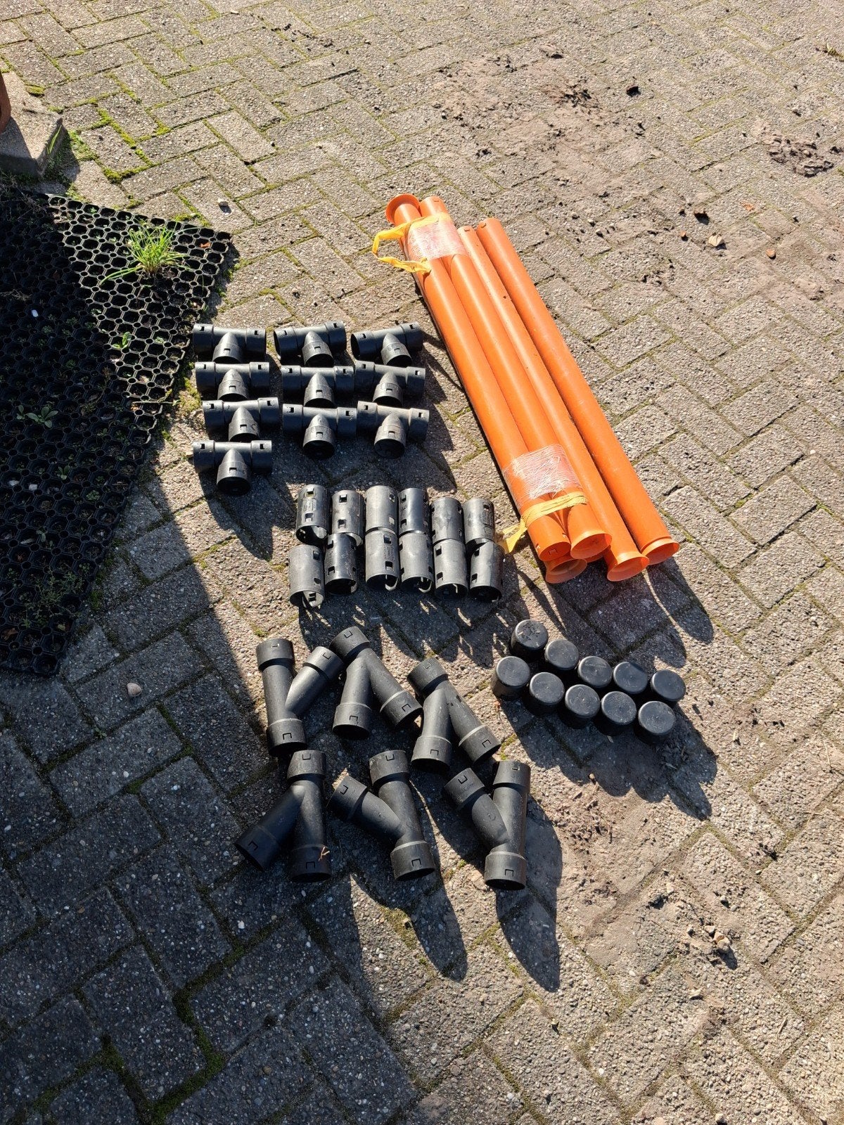 drainage 60mm hulpstukken, Ophalen, Afvoer, Pvc, Nieuw