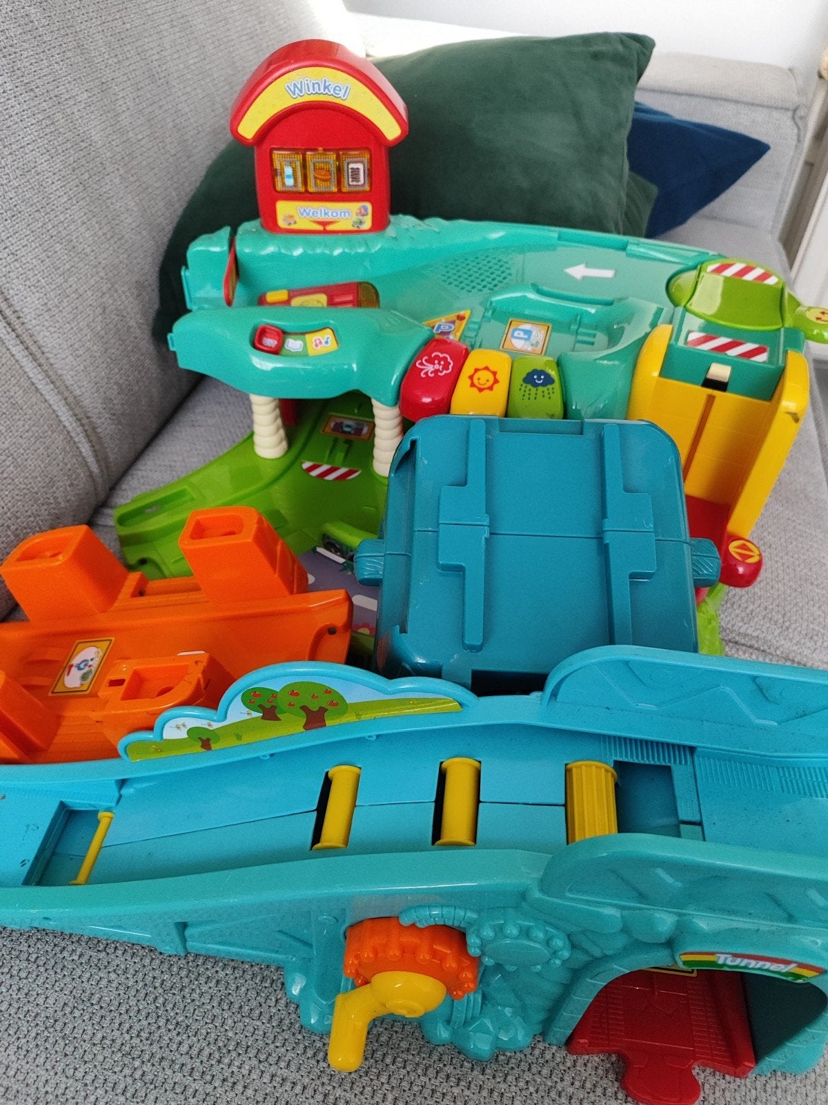 VTech Toet Toet Auto's Garage en onderdelen, Ophalen, Gebruikt