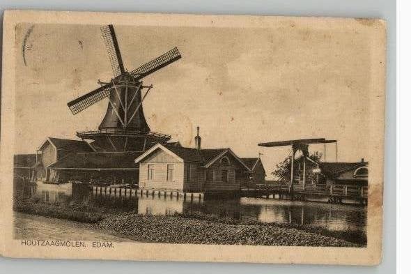 Edam Houtzaagmolen st 1930