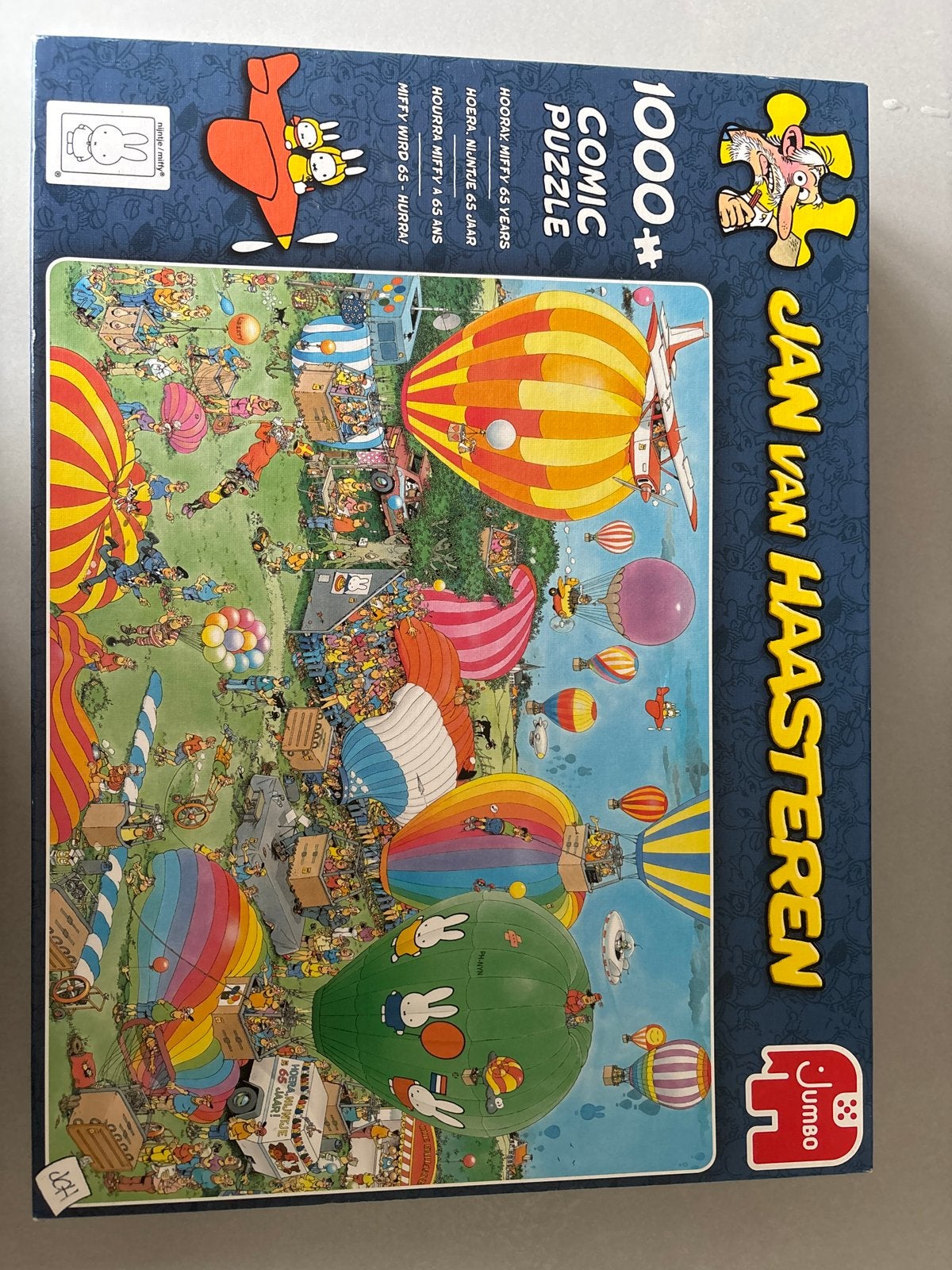 Jan van Haasteren Nijntje 65 jaar 1000 stukjes puzzel, Ophalen of Verzenden, 500 t/m 1500 stukjes, Zo goed als nieuw, Legpuzzel
