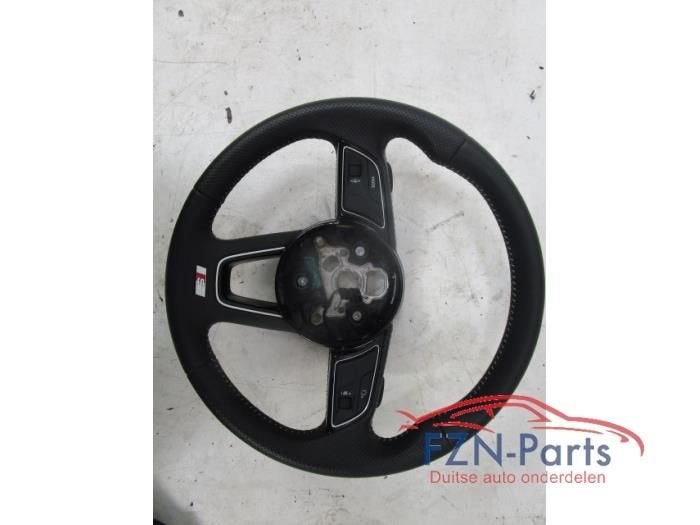 Audi A4 8W S-Line Stuur MF+F1 Leer (Leder, leren), Auto-onderdelen, Ophalen of Verzenden, Gebruikt