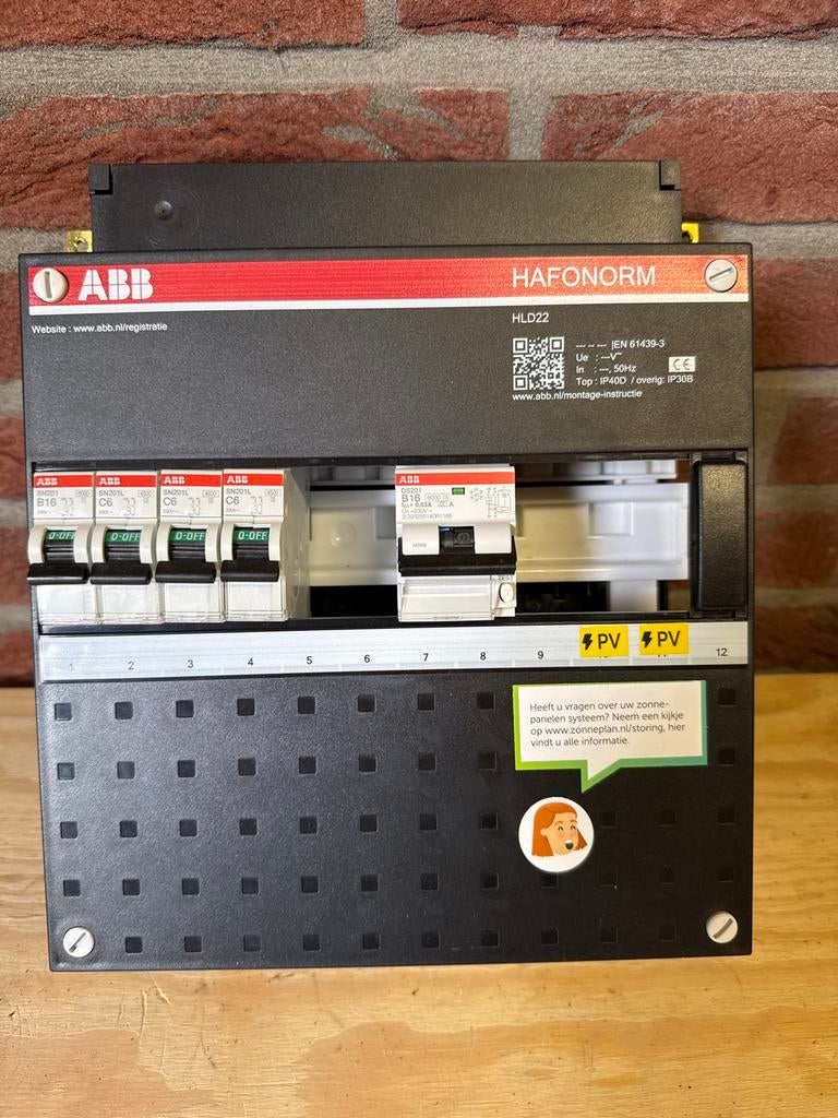 ABB Meterkast HLD22 met diverse automaten, Ophalen, Gebruikt, Overige typen
