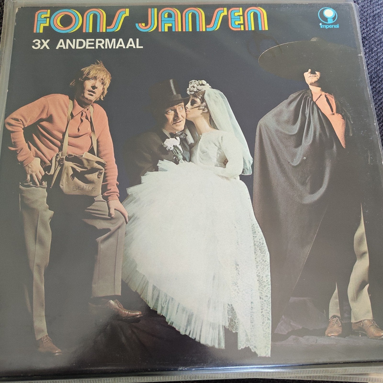 Fons Jansen - 3x Andermaal (LP, 1970), Cd's en Dvd's, Vinyl | Nederlandstalig, Gebruikt, Overige genres, Ophalen of Verzenden
