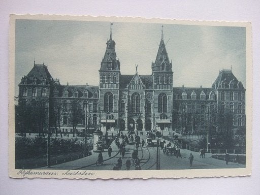 P348 Amsterdam - Rijksmuseum, Verzenden, 1920 tot 1940, Ongelopen, Noord-Holland