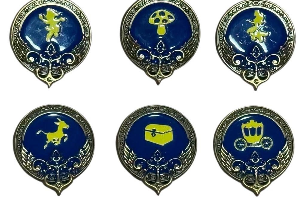 Efteling wonder hotel magneet-pins *Nieuw*, Verzamelen, Efteling, Nieuw, Button of Speldje, Ophalen of Verzenden