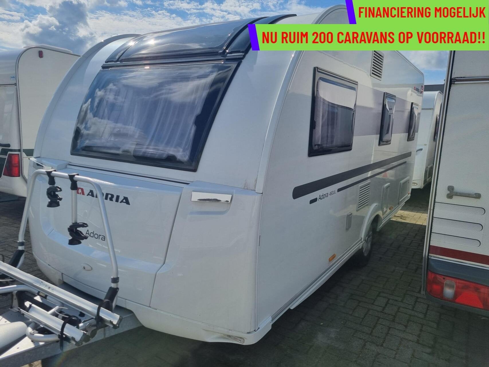 Adria ADORA 492UL MOVER +UNICO LUIFEL +ENKELE BEDDEN +AUTARK, Rondzit, Hordeur, 7 tot 8 meter, Bedrijf