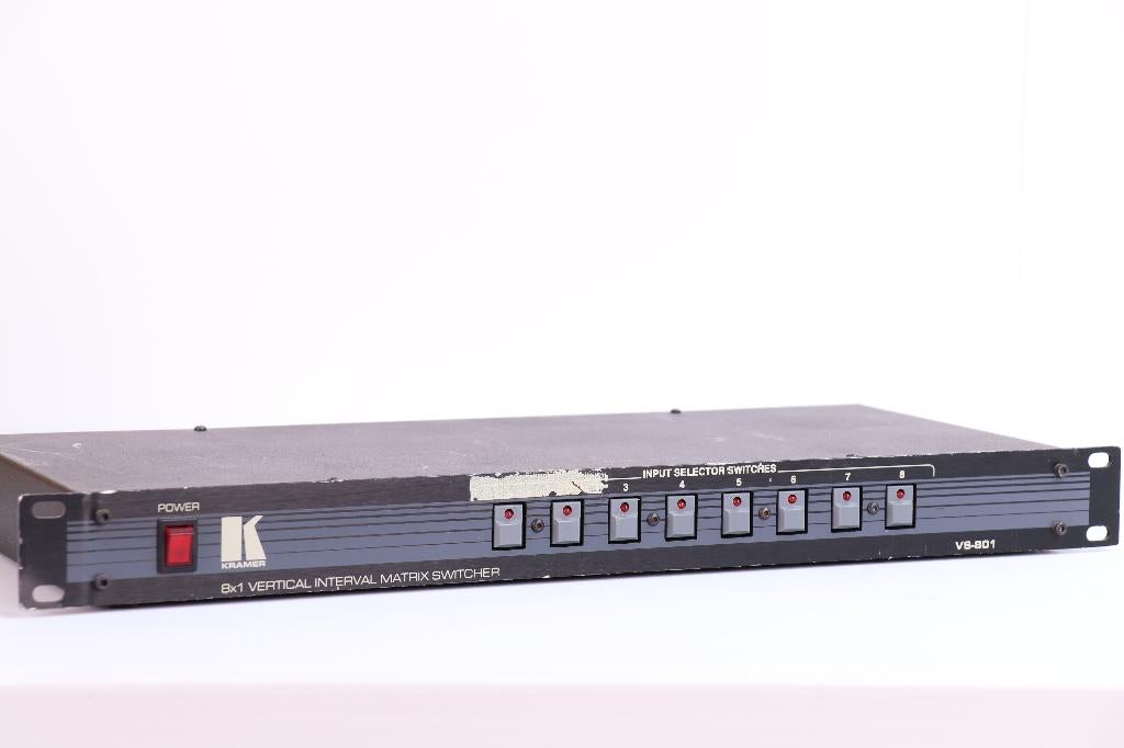 Kramer VS-801 8x video/audio input switcher, Ophalen of Verzenden, Gebruikt
