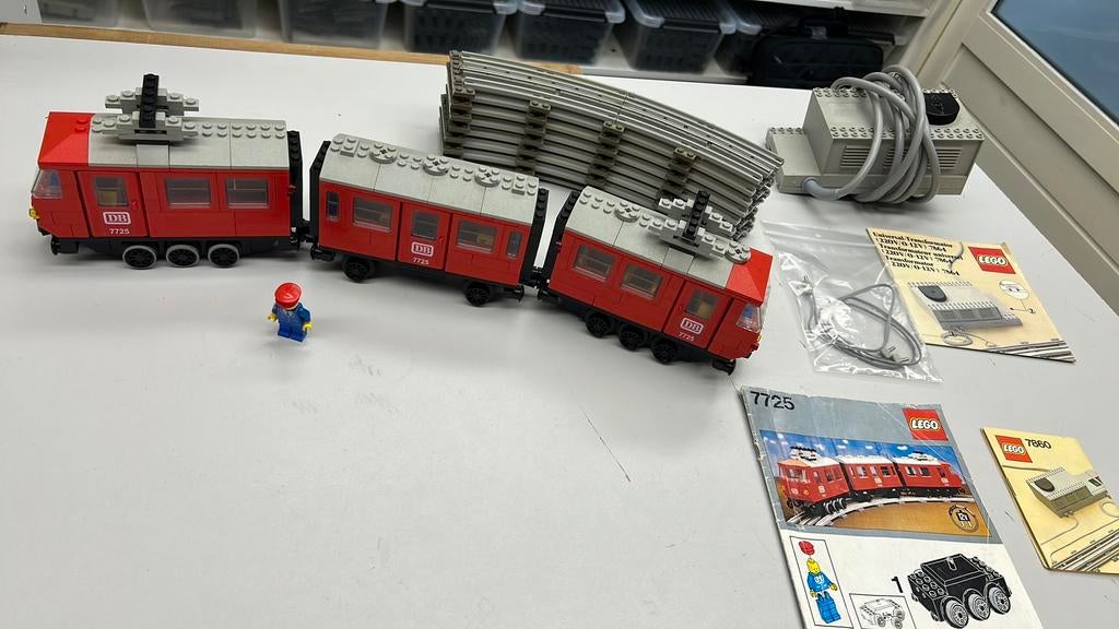 SB2900 Lego trein 7725 12v, Ophalen of Verzenden, Zo goed als nieuw