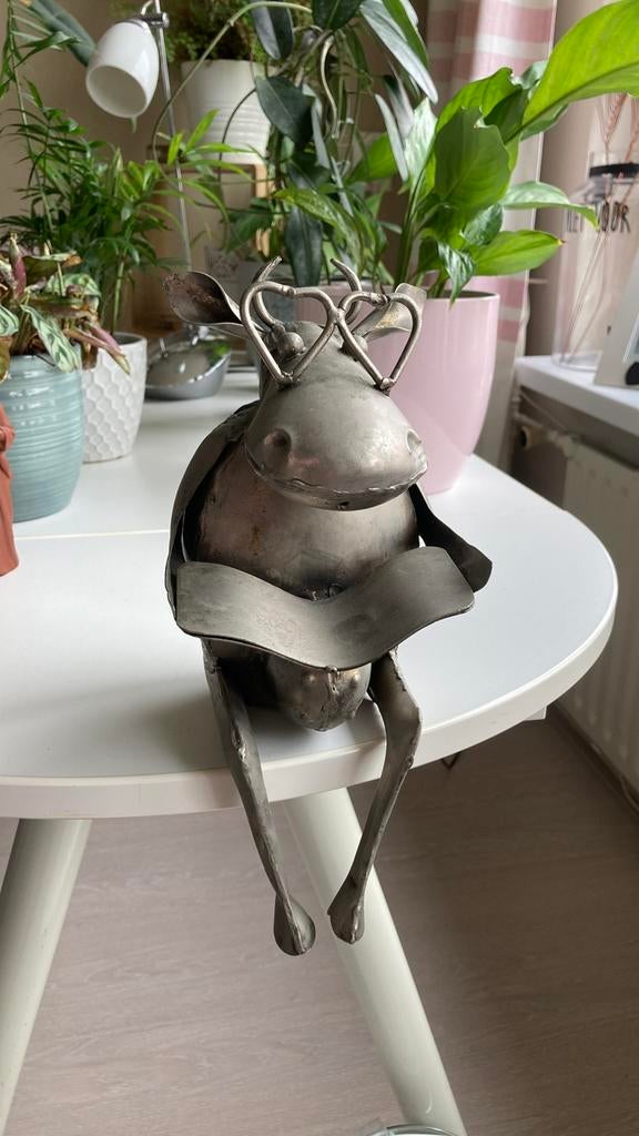 Metalen (tin) koe zoekt baas, Ophalen of Verzenden, Zo goed als nieuw