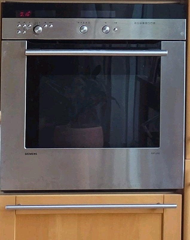 Siemens inbouw Pyrolyse oven hb66e54 /01, Ophalen, Gebruikt, Zwart