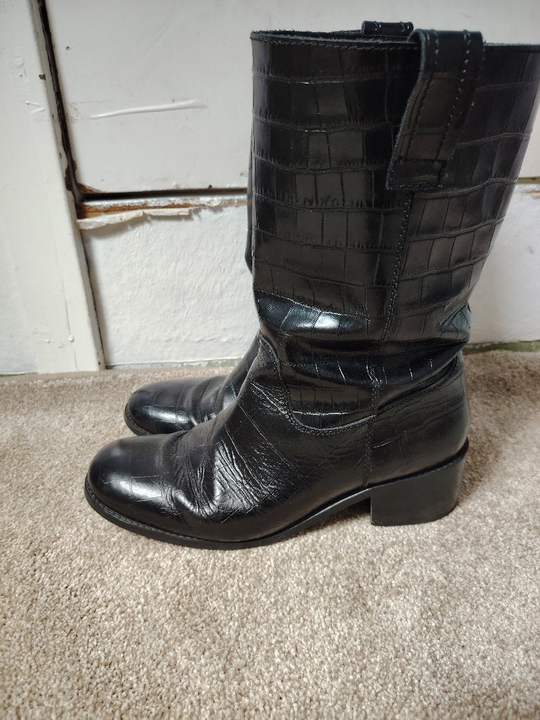 dames laarzen maat 42, Ophalen, Hoge laarzen, Zwart, Manfield