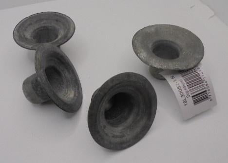 KANDELAAR HOUDER STOMP naturel 3 CM 2 stuks Nieuw, Overige materialen, -, -, Nieuw